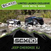 Axial 1/10 SCX10 III Jeep Cherokee XJ RC Rock Crawler (Green)