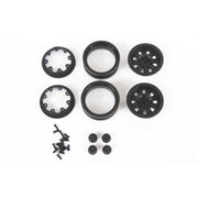 Axial AXI43004 1.9 3 Piece Raceline Monster Beadlock Wheels Black 2pcs