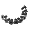Axial AXIC0126 Hex Socket Tap Flat Head Screw M3x6mm Black (10) AXA463