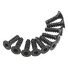 Axial AXIC0128 Hex Socket Tap Flat Head Screw M3x10mm Black (10) AXA465