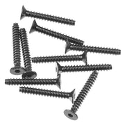 Axial AXIC0416 Hex Socket Tapping Flat Head Screw Black M2.6x18mm(10) AXA0416