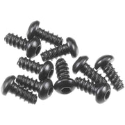Axial AXIC0422 Hex Socket Tapp Button Head Screw M2.6x6mm Black (10) AXA0422