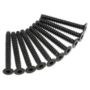 Axial AXIC0470 Hex Socket Tap Flat Head Screw M3x25mm Black (10) AXA470