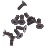 Axial AXIC1264 Flat Head Screw M2.5x6mm Black 10 Pieces AXA1264