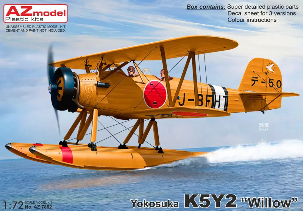 AZ Models 7882 1/72 Yokosuka K5Y2 Willow on Floats – Metro Hobbies
