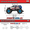 Arrma Freedom Flyer 223S BLX 1/10 2WD RC Monster Truck