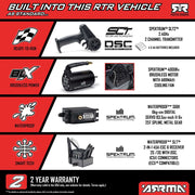 Arrma Gorgon 223S 1/10 2WD Monster Truck Blue/Black