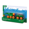 BRIO 33698 Clever Crane Wagon 4pc