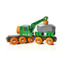 BRIO 33698 Clever Crane Wagon 4pc