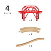 BRIO 33699 Curved Bridge 4pc