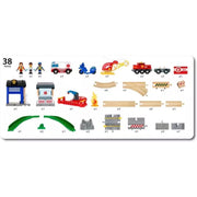BRIO 36025 Rescue Team Train Set 44pc