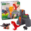 Brio 36092 Dinosaur Erupting Volcano 5pc