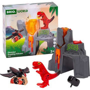 Brio 36092 Dinosaur Erupting Volcano 5pc