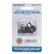 Bachmann 78979 Couplers Hook & Loop, suits Thomas & Friends R/Stock, 3pr. (HO Scale)