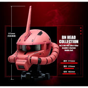 Bandai CT232855 BN Head Collection Vol.3 MS-06S Zaku II