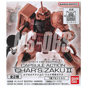 Bandai Mobile Suit Gundam Capsule Action Char's Zaku II Blind Box (1 Random Figure)
