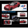 BBR FER64033 1/64 Ferrari 12 Cilindri Rosso Imola