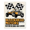 Blockhead Motors Racing Buggy Vertical Sticker