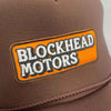 Blockhead Motors Blockhead Motors Mesh Cap 02 Embroidered Logo brown