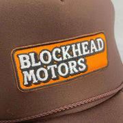 Blockhead Motors Blockhead Motors Mesh Cap 02 Embroidered Logo brown