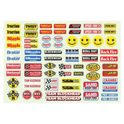 Blockhead Motors Sponsor Decal Set