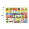 Blockhead Motors Mini Sponsor Decal Set
