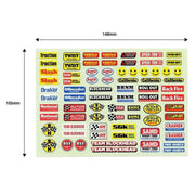 Blockhead Motors Mini Sponsor Decal Set