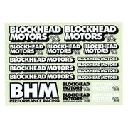 Blockhead Motors Blockhead Motors Gothic Logo Decal Sheet