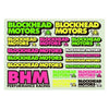 Blockhead Motors Blockhead Motors Gothic Logo Fluorescent Color