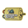 Blockhead Motors Motor Sticker Gold