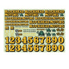 Blockhead Motors Blockhead Motors Original Decal Sheet Yellow