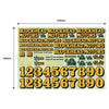 Blockhead Motors Blockhead Motors Original Decal Sheet Yellow