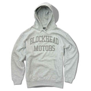 Blockhead Motors College Logo Gray Hoodie XXL