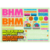 Blockhead Motors 90'S Fluorescent Decal Sheet B