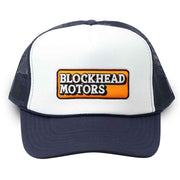 Blockhead Motors Blockhead Motors Mesh Cap Embroidered Logo Royal Blue