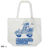 Blockhead Motors Comical Buggy Tote Bag Light Gray L