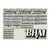 Blockhead Motors Script Logo Decals