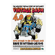 Blockhead Motors Vintage Bash 4.0 Poster