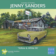 Blue Opal 00983 Jenny Sanders Yellow White EK 1000pc Jigsaw Puzzle