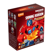 Blokees Figures 71121 Transformers Shining Version 01 Shining Roll Out Blind Box (1 Random Figure)