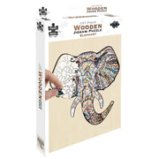 Puzzle Master Elephant Wooden Jigsaw Puzzle 137pc
