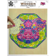 Puzzle Master Pig Wooden Jigsaw Puzzle 121pc