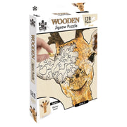 Puzzle Master Giraffe Wooden Jigsaw Puzzle 128pc