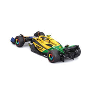 Bburago 01895 1/43 2024 McLaren F1 Senna Livery Driver No.4 Norris with Helmet