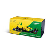 Bburago 01896 1/43 2024 McLaren F1 Senna Livery Driver No.81 Piastri with Helmet