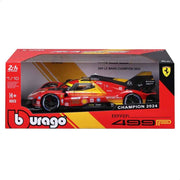 Bburago 16303 1/18 2024 Ferrari 499P Le Mans Hypercar WEC 24 hour Champion No.50