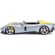 BBurago 26027 1/24 2021 Ferrari Monza SP1 Icona Ltd Series Car Silver