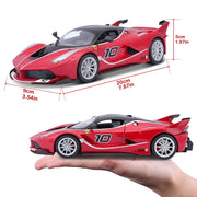 Bburago 1/24 Ferrari Racing 2015 FXX K Metallic Red
