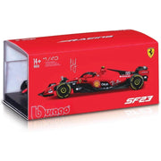 Bburago 26808L 1/24 2023 F1 Ferrari SF-23 No.16 Charles Leclerc in Showcase