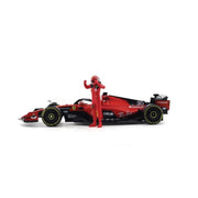 Bburago 26809 1/24 2023 Ferrari SF23 with Leclerc Driver Figurine No.16